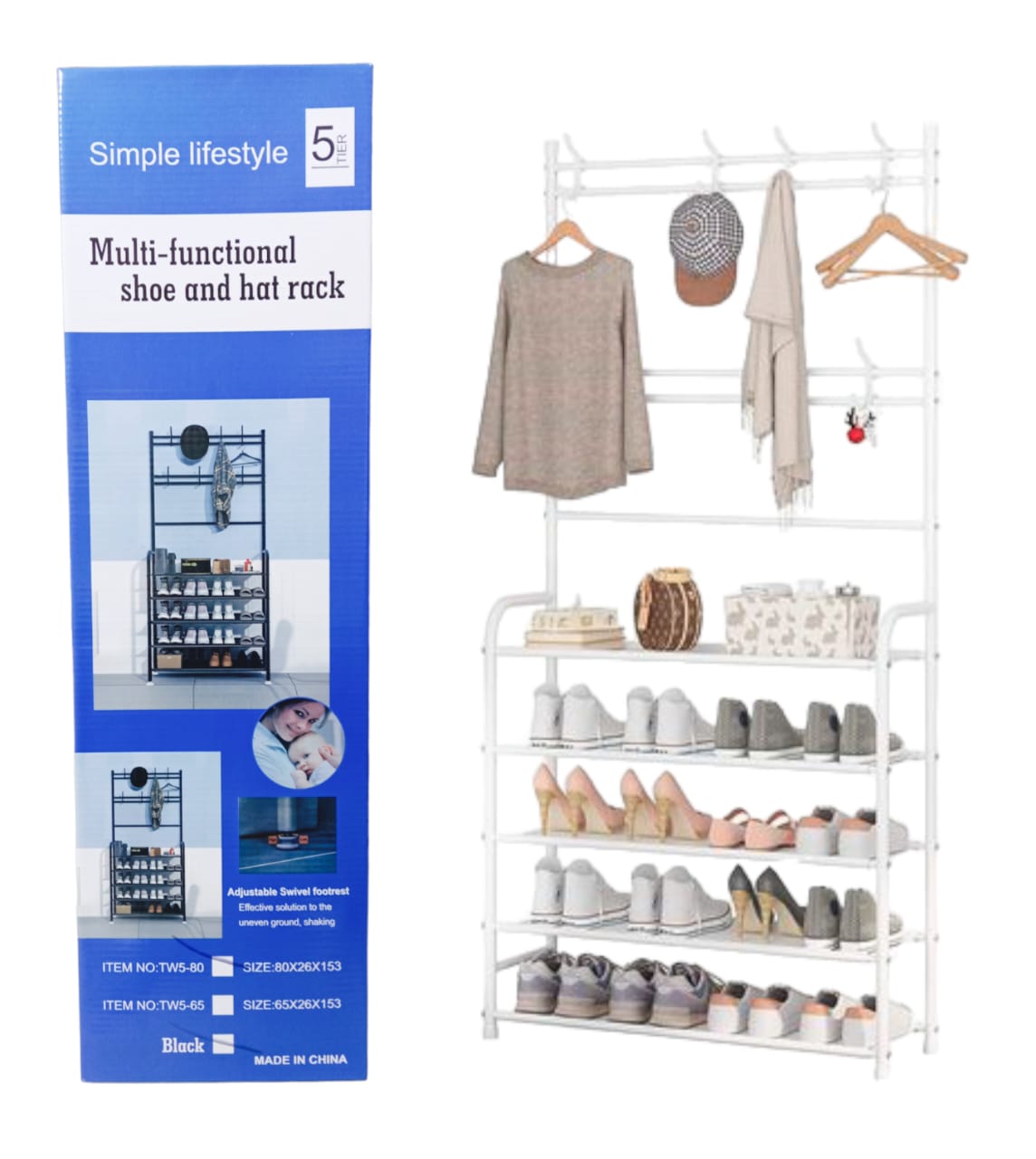 Miniatura 4 de organizador de zapatos + perchero